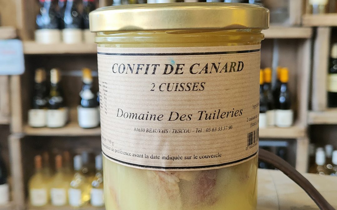 CONFIT DE CANARD 2 CUISSES 750G