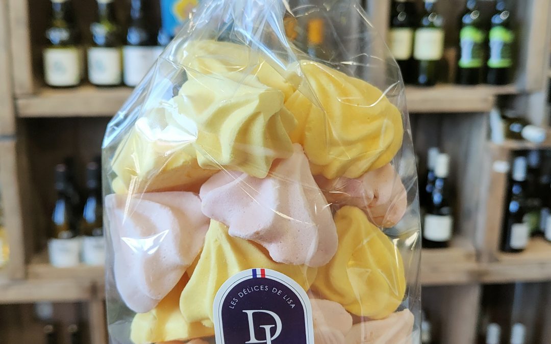 MERINGUES DUO CITRON ET FRAMBOISE