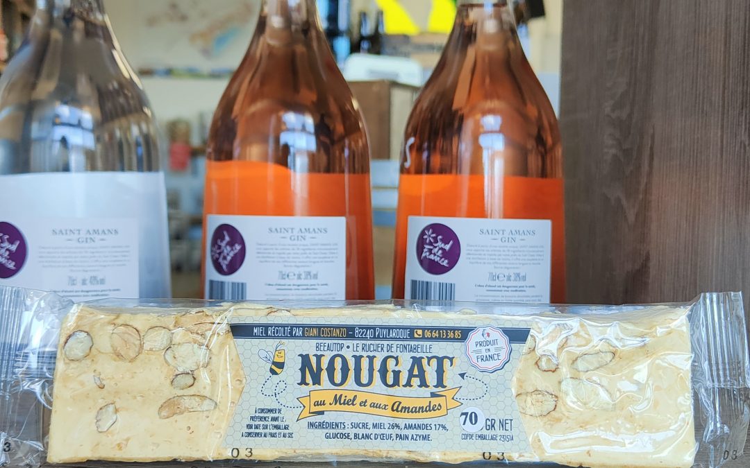 NOUGAT AU MIEL ET AUX AMANDES