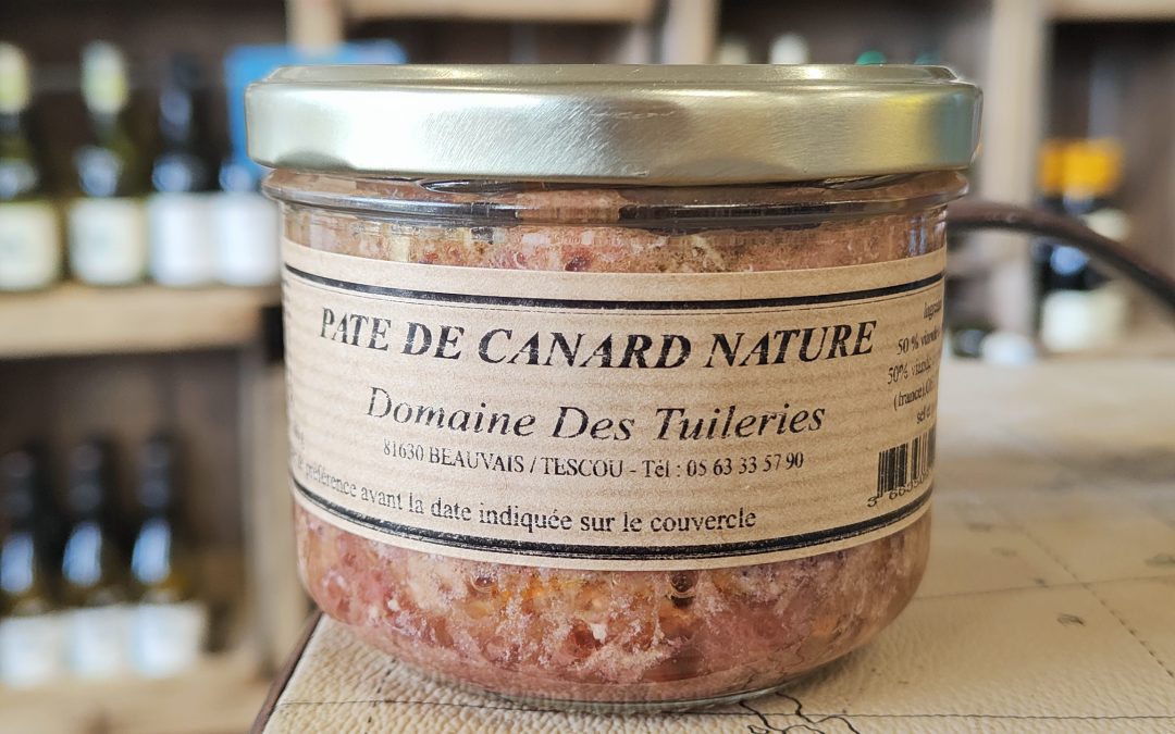 PATE DE CANARD NATURE