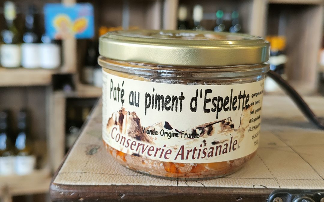 PATE DE POULET AU PIMENT D&rsquo;ESPELETTE 180G